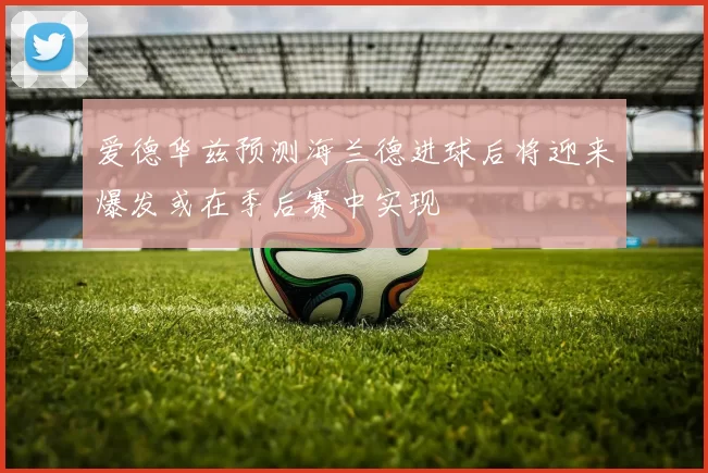 爱德华兹预测海兰德进球后将迎来爆发或在季后赛中实现